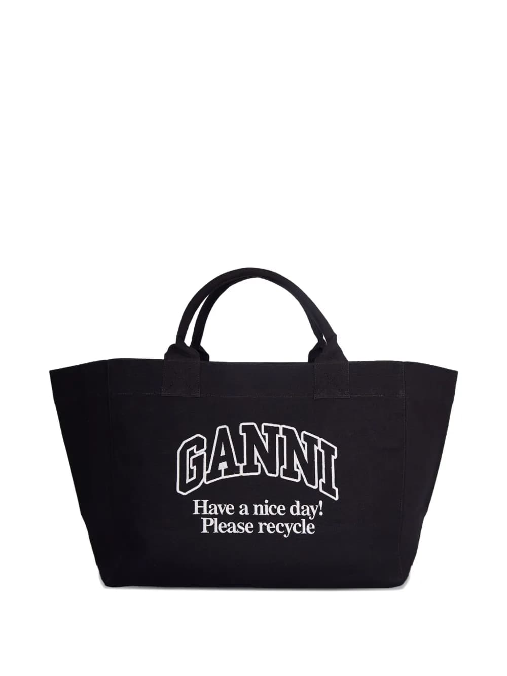 GANNI Bolso tote con logo